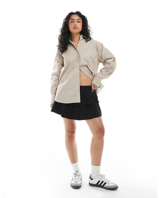 ASOS Natural Oversized Shirt