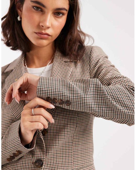 Miss Selfridge Getailleerde Blazer in het Gray