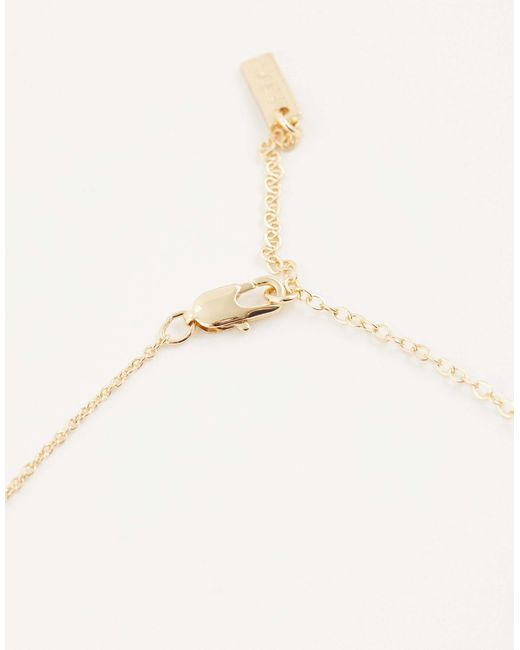 ASOS Halskette mit kunstperlenanhänger in White für Herren