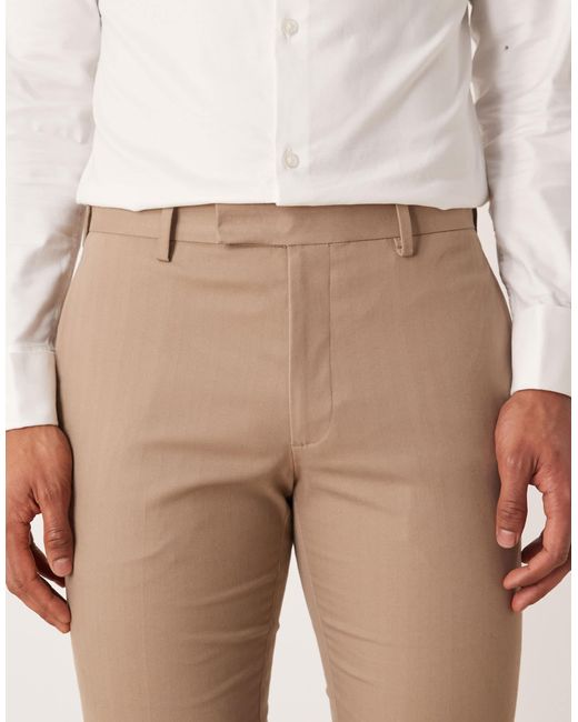Pantalon ASOS pour homme en coloris Natural