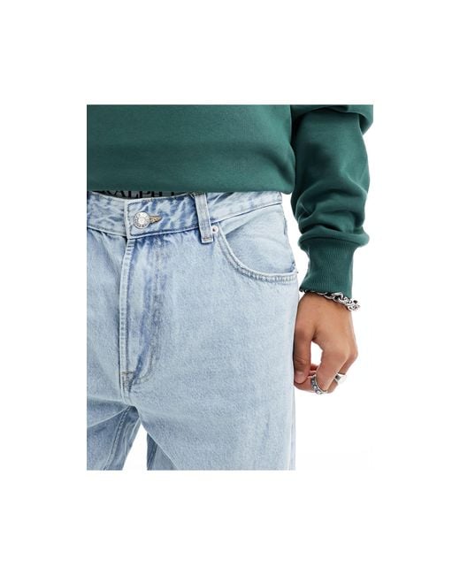 Bershka Green Straight Vintage Jean for men