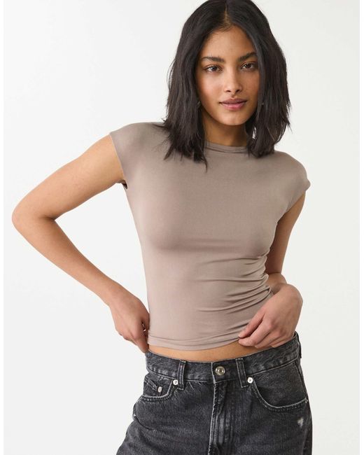 Stradivarius Gray – t-shirt