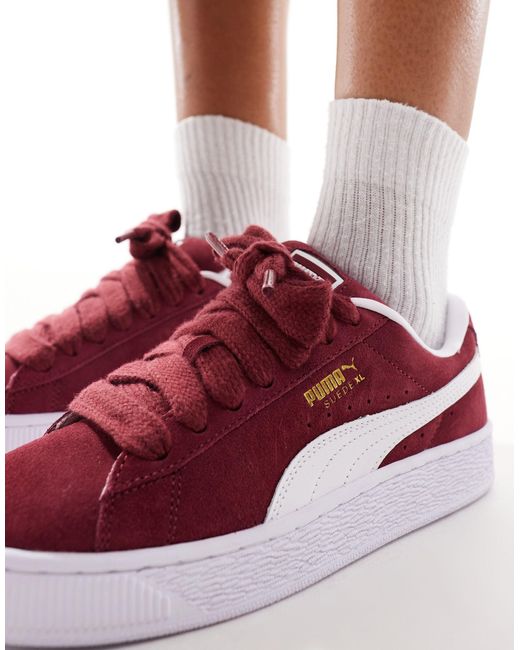 PUMA Pink Suede Xl Trainers