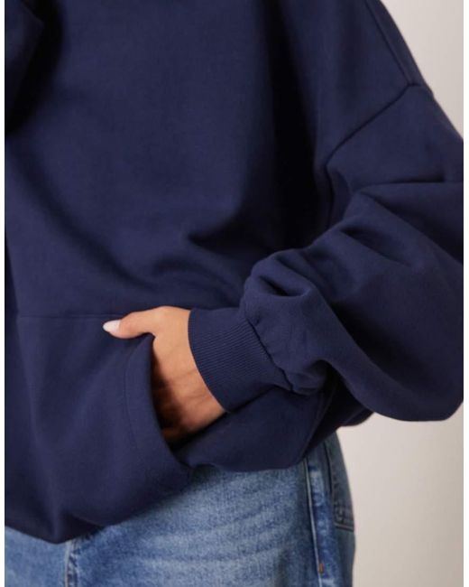 ARRANGE Blue Oversized Premium Heavy Weight Hoodie