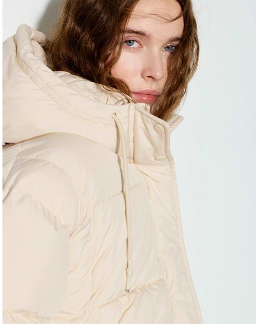 Pull&Bear Blue – kurze steppjacke