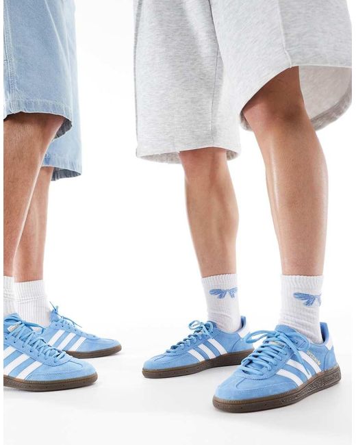 Adidas Originals Blue Handball Spezial Gum Sole Trainers