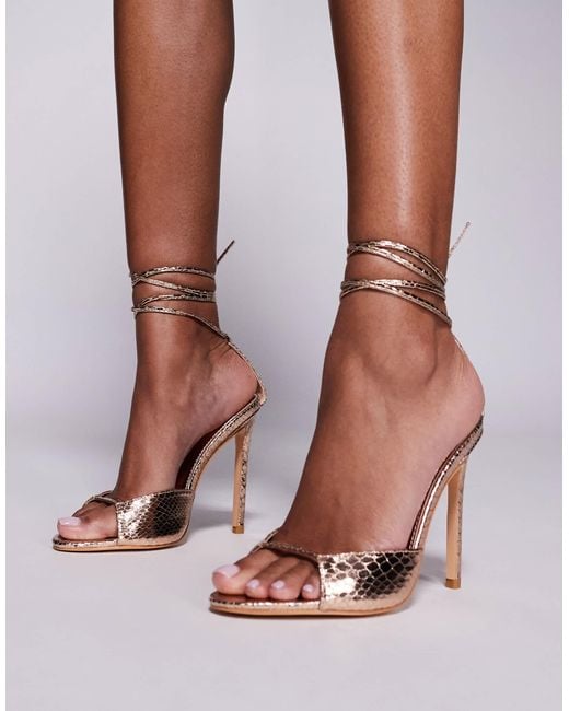 Public Desire Brown – kalisto – sandalen