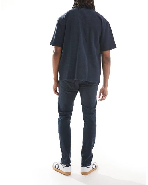 Vaqueros De Corte Tapered Slim Con 512 De -Azul Marino Levi's de hombre de color Blue