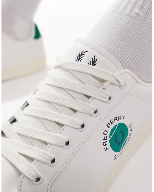 Fred Perry – b721 – leder-sneaker in Natural für Herren