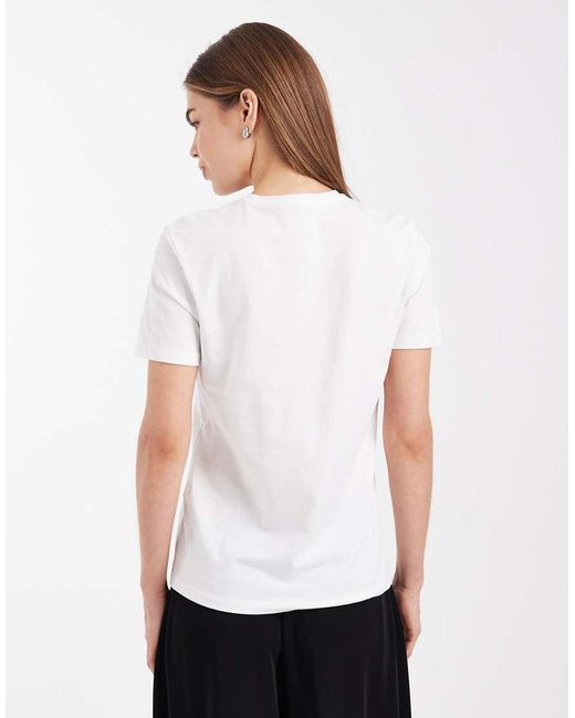 ONLY White Regular T-shirt With Strawberry Print