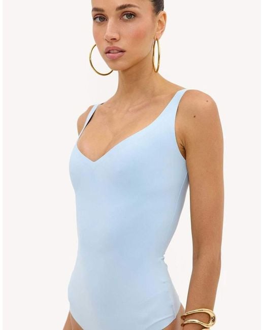 Loavies White Moonlight Mood Light Fitted Bodysuit