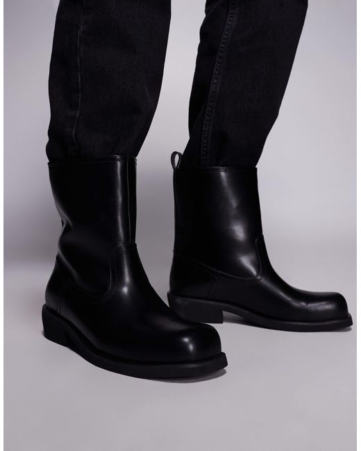 ASOS – schlupfstiefel in Black für Herren