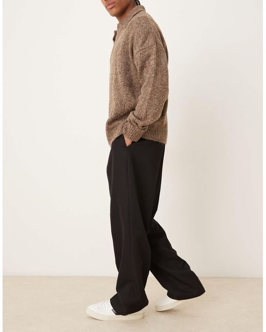 ASOS – elegante hose in Black für Herren