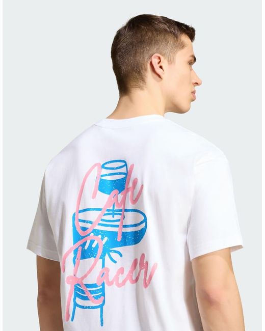 Adidas Originals White Running Paris Graphic T-shirt
