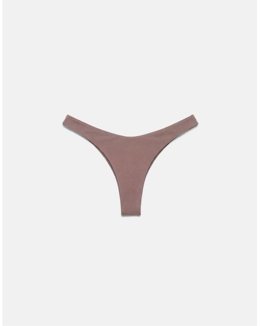 Pull&Bear Brown Brazilian Bikini Bottoms
