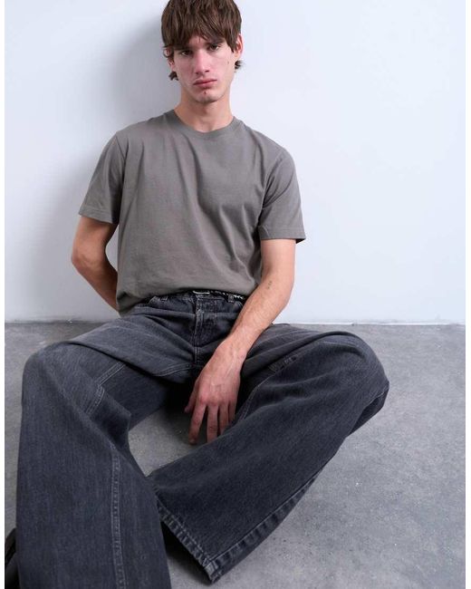 Topman White Classic Fit T-shirt for men