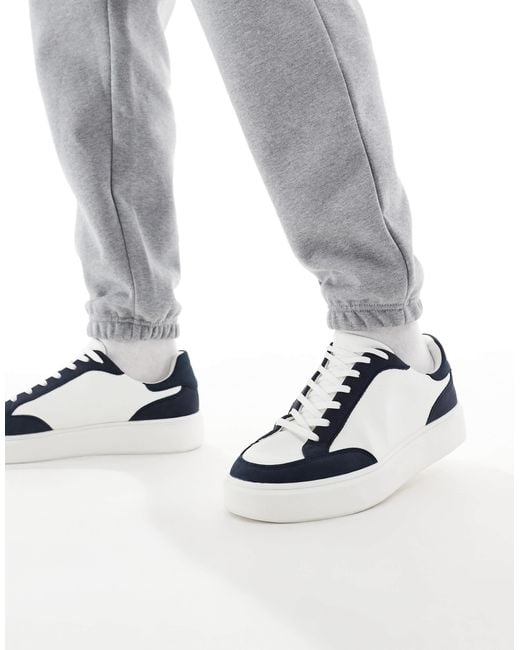 ASOS Metallic Lace-up Sneakers for men