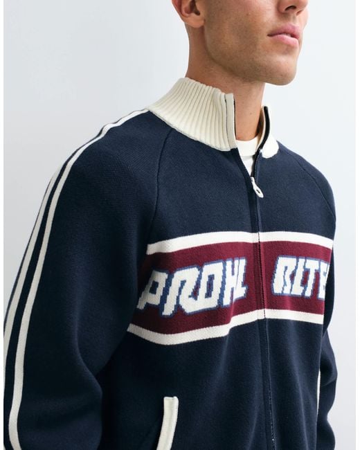 Veste Prohibited pour homme en coloris Blue