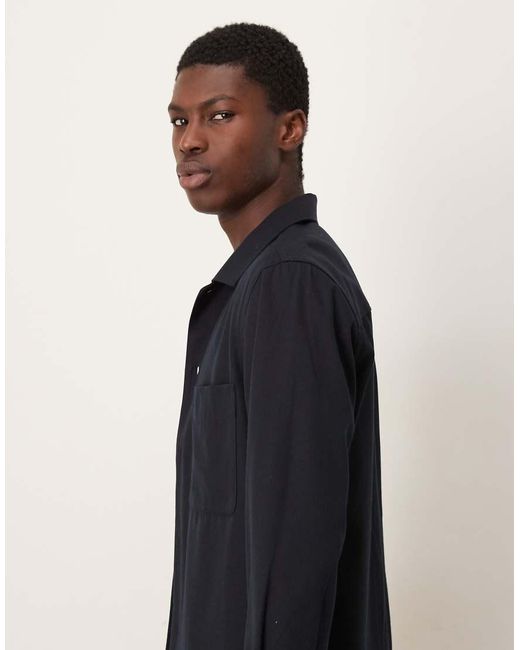 Mango Blue Overshirt for men