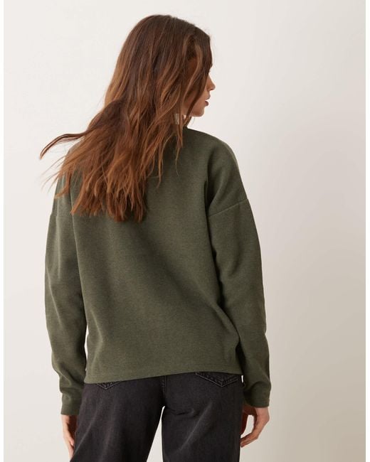 ASOS Green – besonders weiche, kastig geschnittene oversize-strickjacke