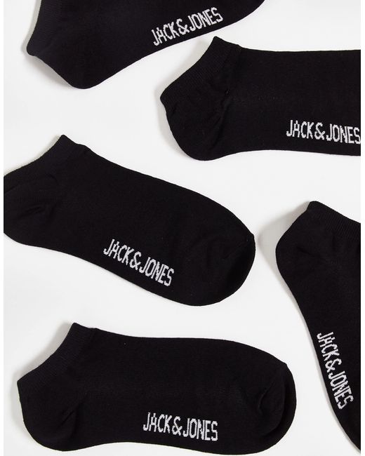 Jack & Jones White Sneaker Socks 5 Pack for men