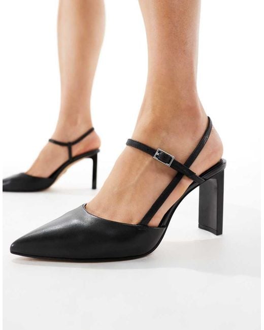 ALDO Black Darabriver Sling Back Court Shoe