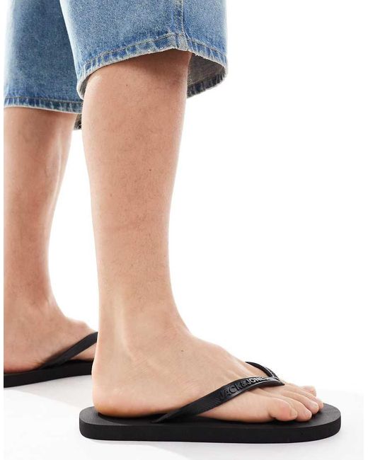 Jack & Jones Blue Logo Flip Flop for men