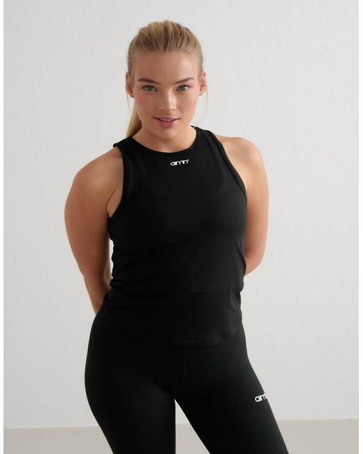 Aim'n Black Soft Basic Singlet