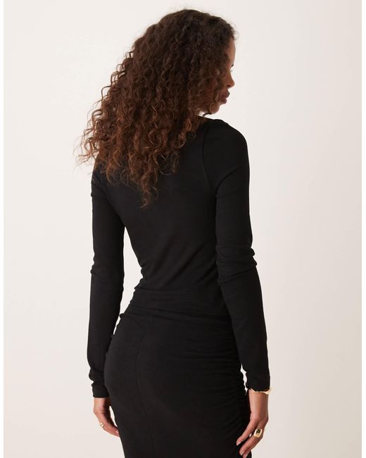 ASOS Black – hochwertige modal-strickjacke