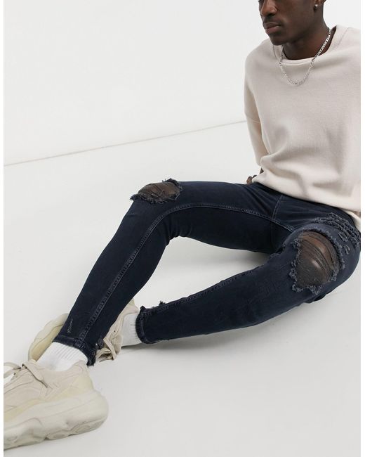 Jeans scheuren broeken \u0026 jeans in de kleur wit voor heren | KLEDING.nl