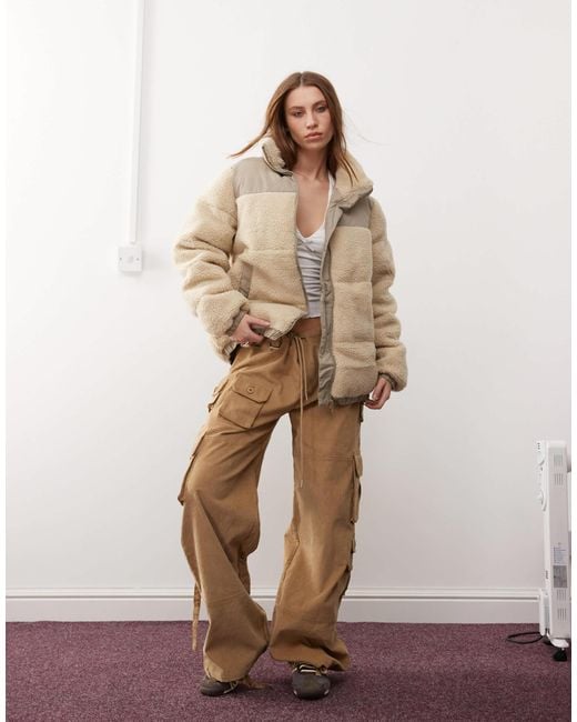 Noisy May Natural – wattierte teddyjacke