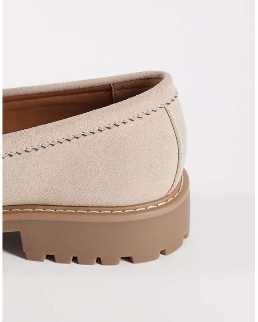ASOS Brown Tassel Loafers With Cleated Sole for men