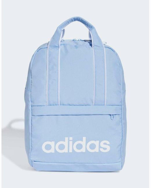 Adidas Originals Blue Linear Essentials Backpack