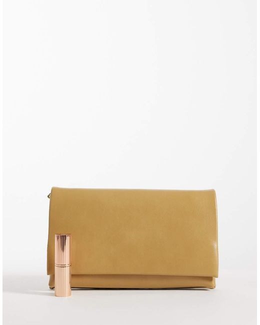Borsa A Tracolla Color Cuoio di Mango in Natural