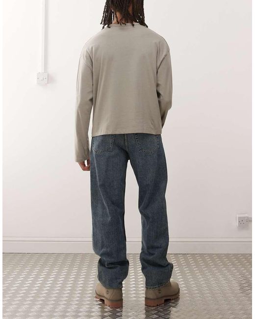 Weekday Natural Galaxy Loose Fit baggy Jeans for men