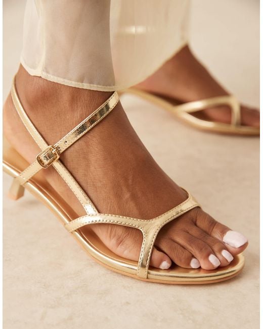 Glamorous Natural – riemchen-sandaletten