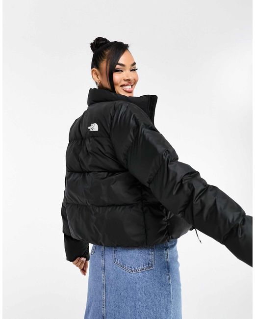 The North Face Blue – saikuru – kurze steppjacke