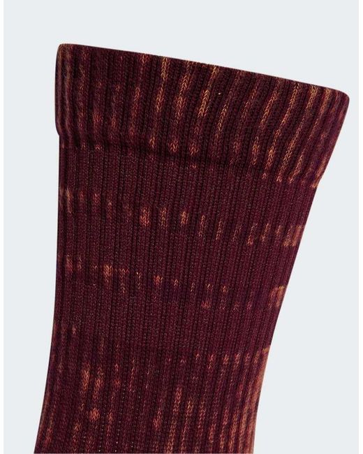 Adidas Originals Purple Stonewash Crew Socks 3 Pairs