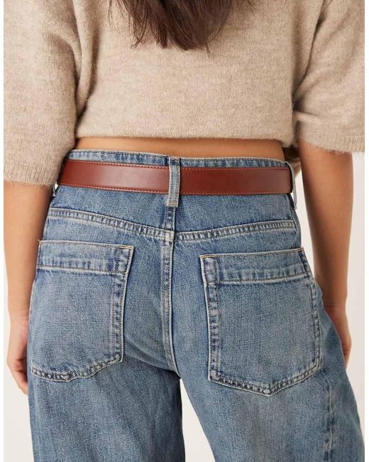 Mango Blue Classic Belt