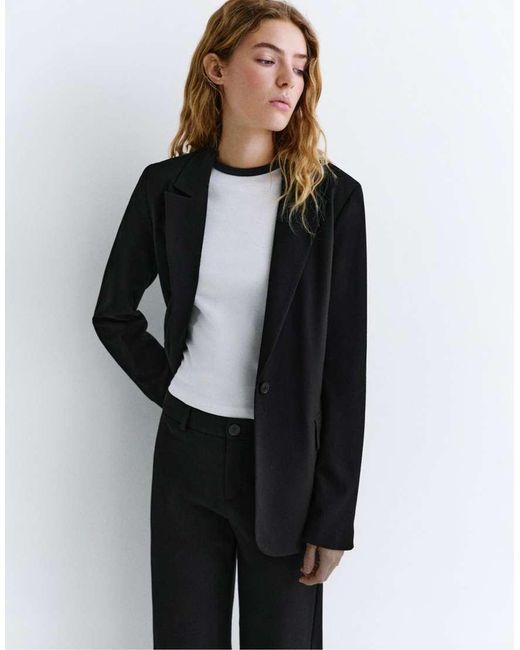 Blazer Basic di Pull&Bear in Green