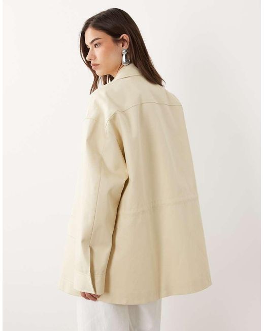 Parka Stretto di Mango in Natural