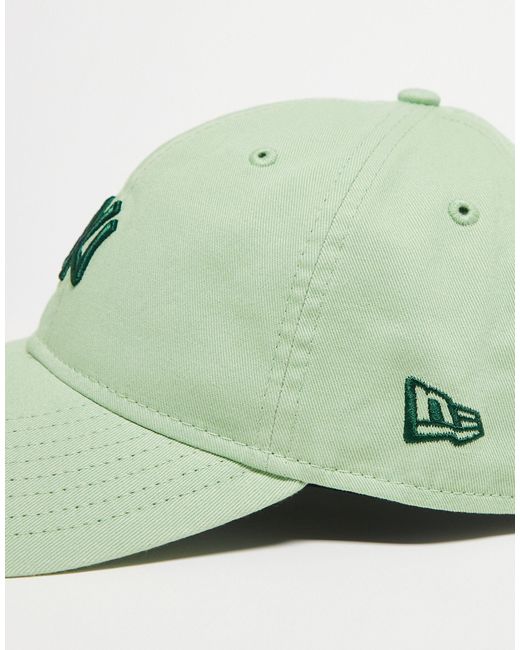 9twenty - cappellino slavato con logo piccolo dei new york yankees di KTZ in Green