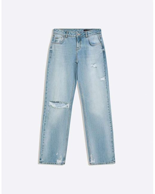 Bershka Black Low-rise Jeans