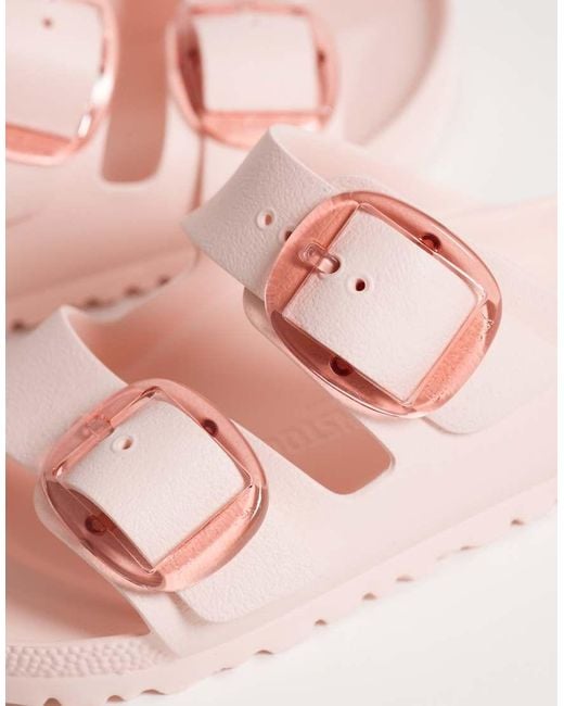 Birkenstock Pink Arizona Big Buckle Eva Sandals