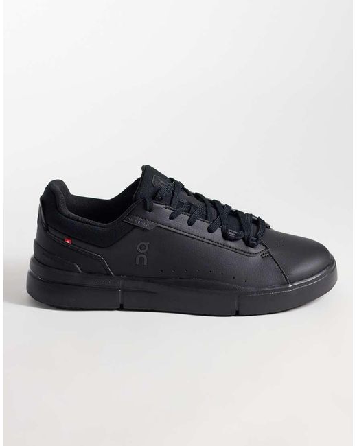 On Shoes Black The Roger Advantage Performance Tennis Trainers for men