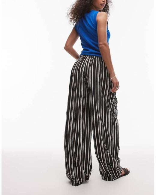 TOPSHOP Multicolor Linen Balloon Trouser