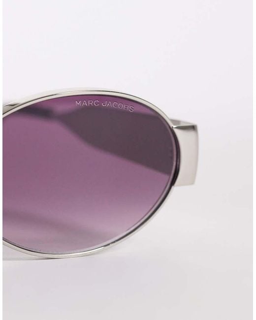 Marc Jacobs Purple Marc Jacobsoval Sunglasses