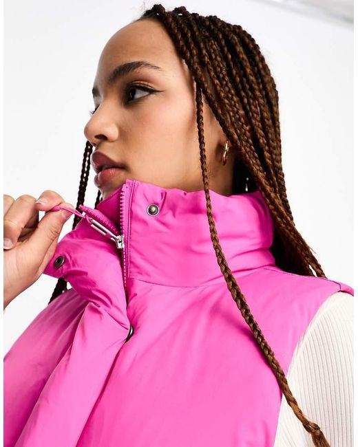 Chaleco De Plumón Rosa Bubble De Levi's de color Pink