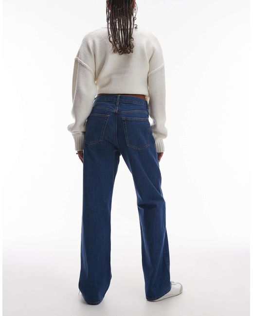 ARKET Blue Shore Low Waist Relaxed Boyfriend Fit Denim