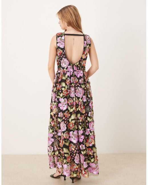 Sister Jane Multicolor Dream Beaded Maxi Dress